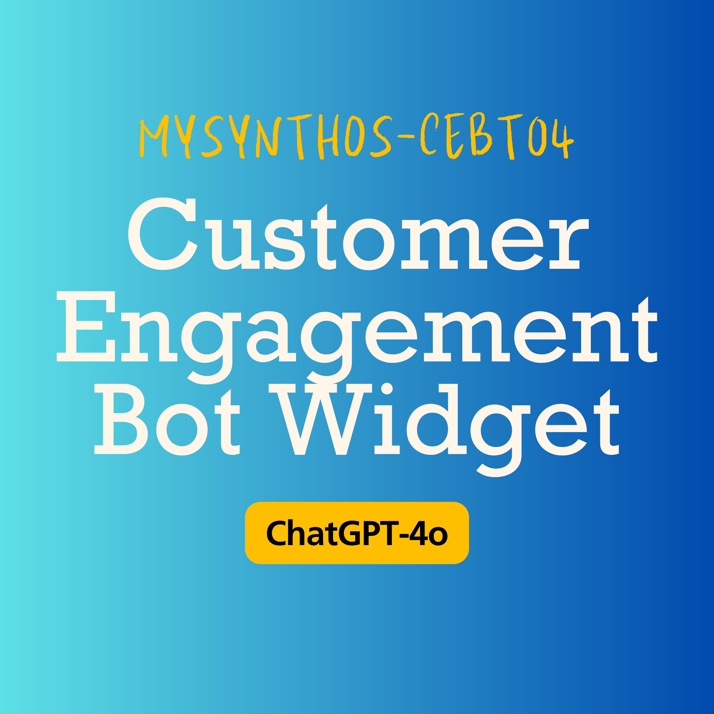 Customer Engagement Bot Widget